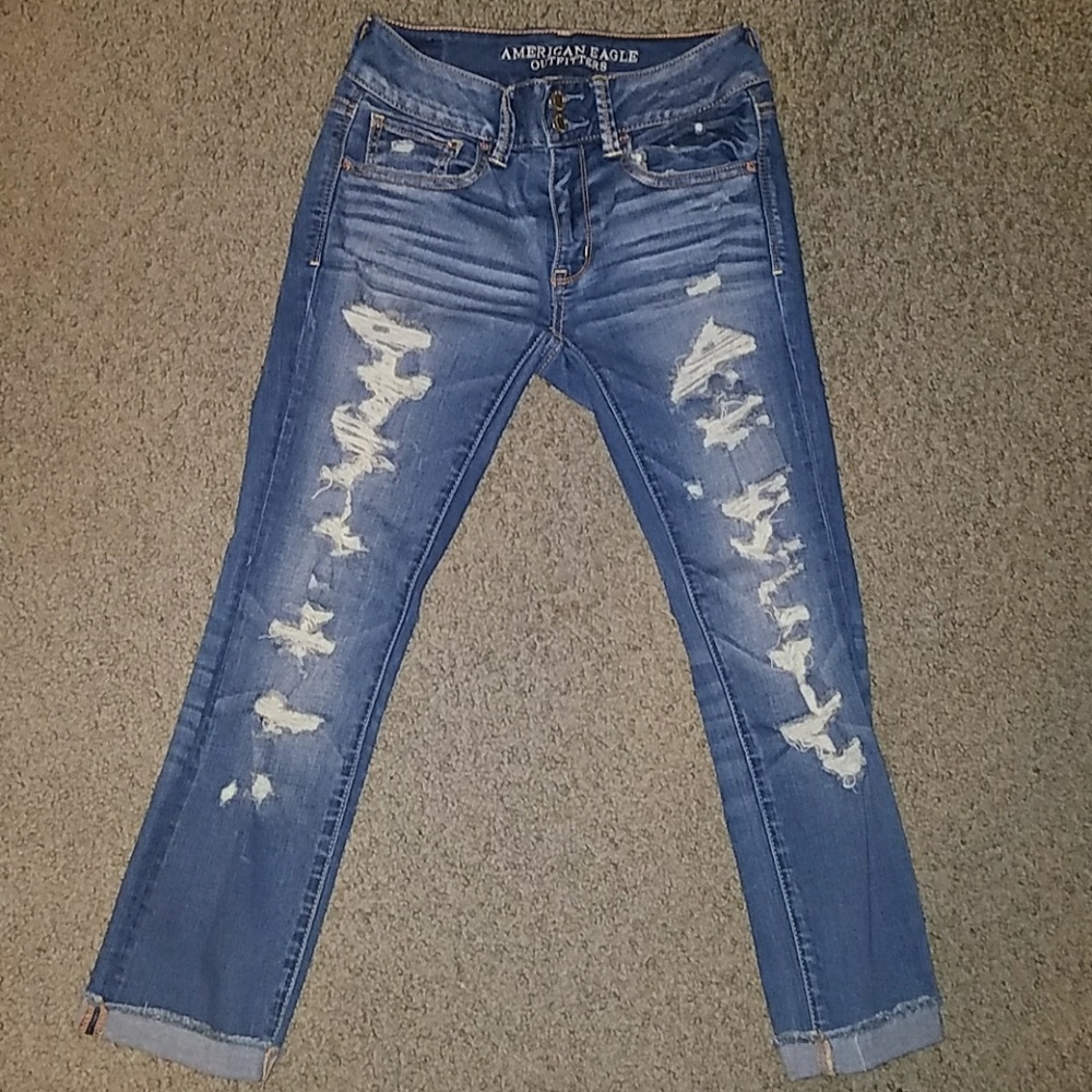 American Eagle skinny crops